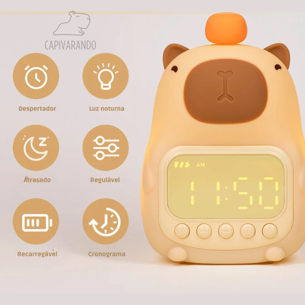 Clock Lamp with Despertador
