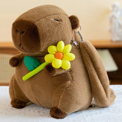 Cute Flower Capy Backpack