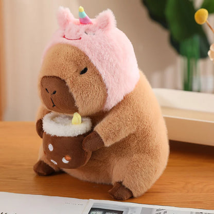 Hooded Capybara Plush - 30 to 40cm