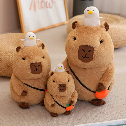 Capy with Bird Friend Plush