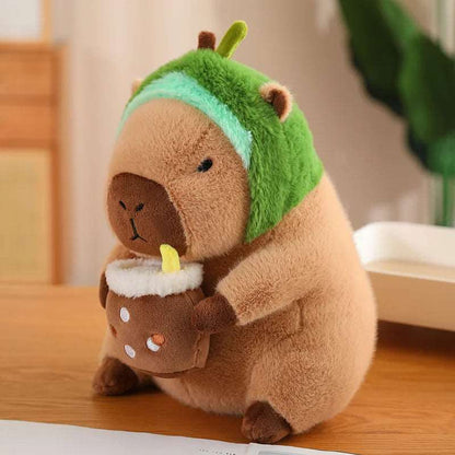 Hooded Capybara Plush - 30 to 40cm