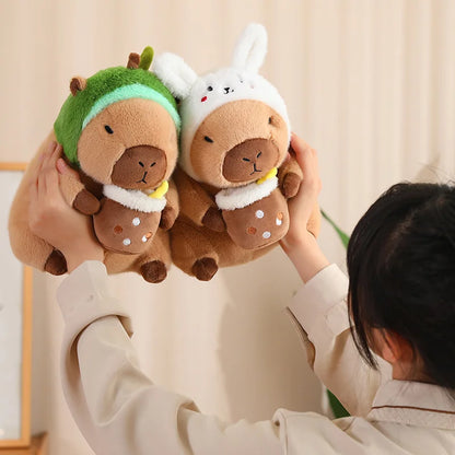 Hooded Capybara Plush - 30 to 40cm