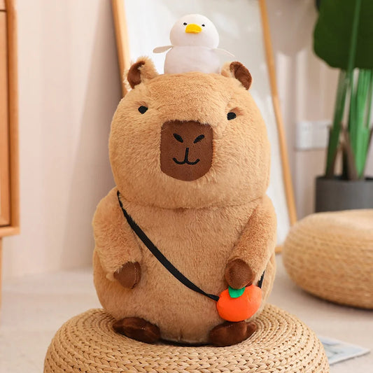 Capy with Bird Friend Plush