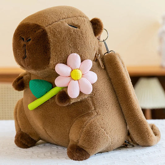 Cute Flower Capy Backpack